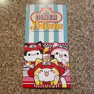 Nyaruto Diner Menu 2023 Comic Con International SDCC MEGA CAT M. Kishimoto